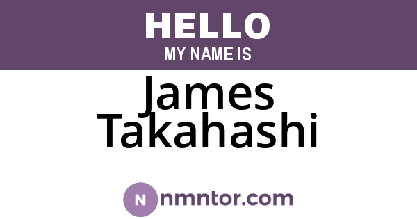 James Takahashi