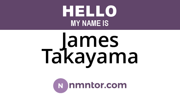 James Takayama