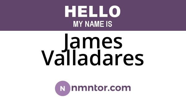 James Valladares