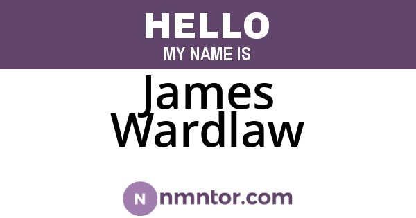 James Wardlaw