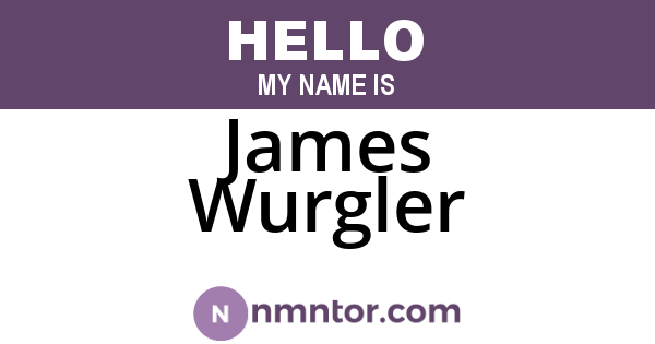 James Wurgler