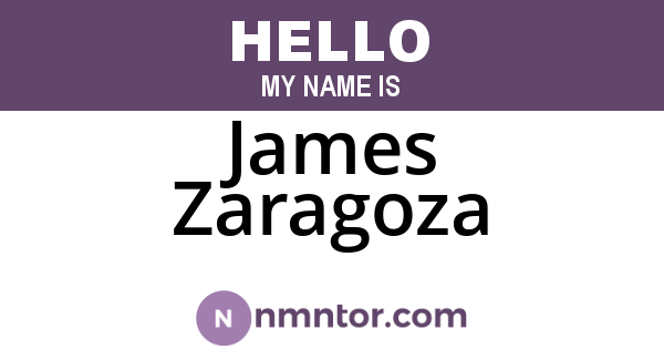 James Zaragoza