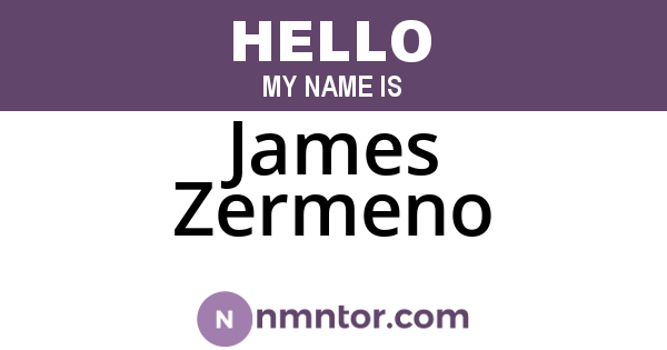 James Zermeno