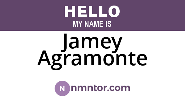 Jamey Agramonte