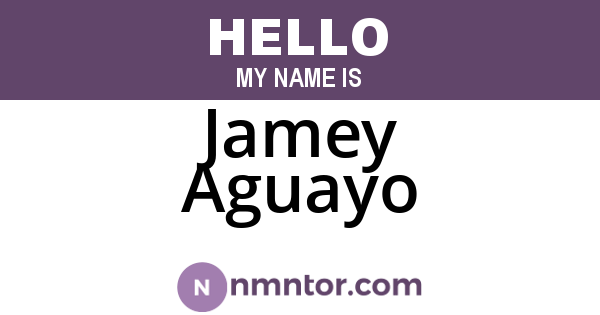 Jamey Aguayo