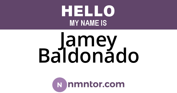 Jamey Baldonado