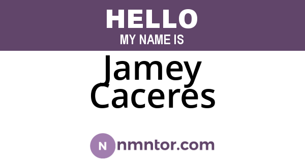 Jamey Caceres