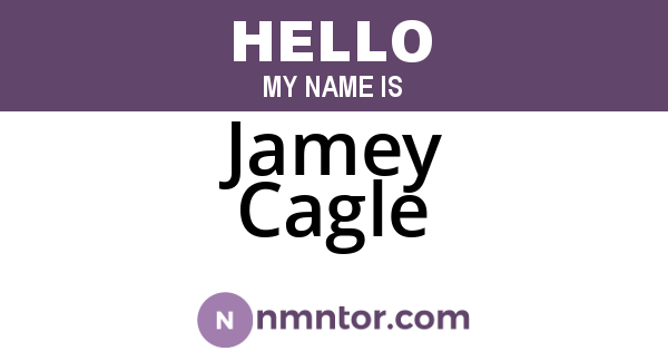 Jamey Cagle