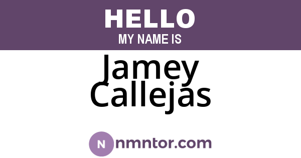Jamey Callejas
