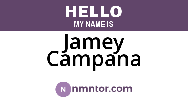 Jamey Campana