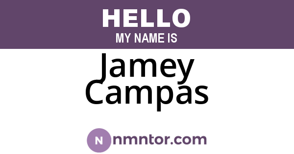 Jamey Campas