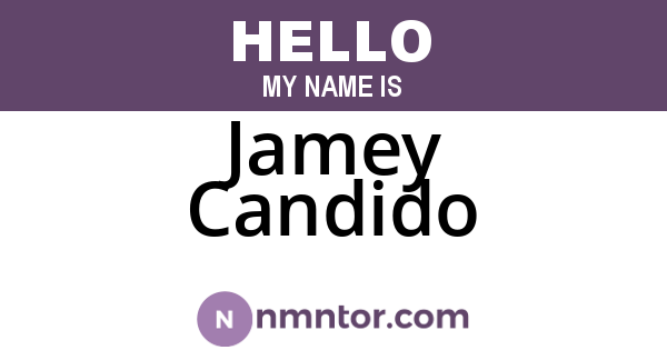 Jamey Candido