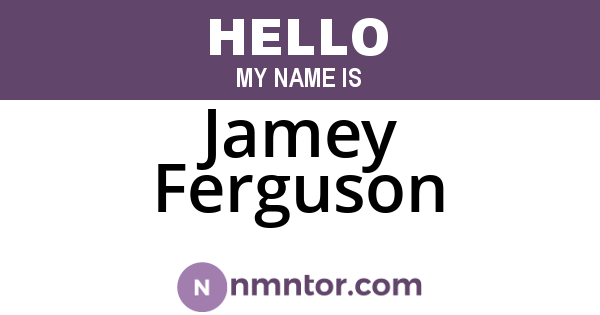 Jamey Ferguson