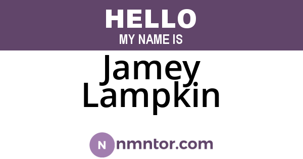 Jamey Lampkin