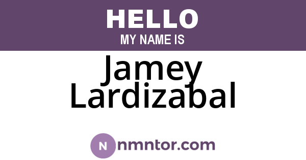 Jamey Lardizabal