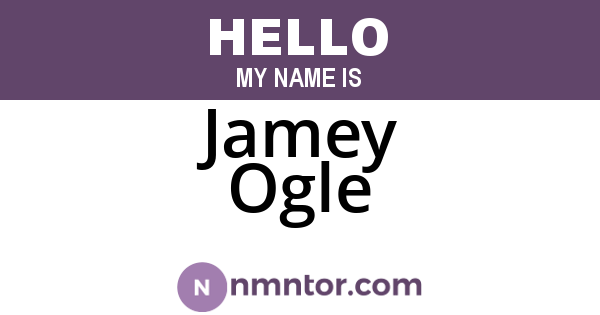 Jamey Ogle