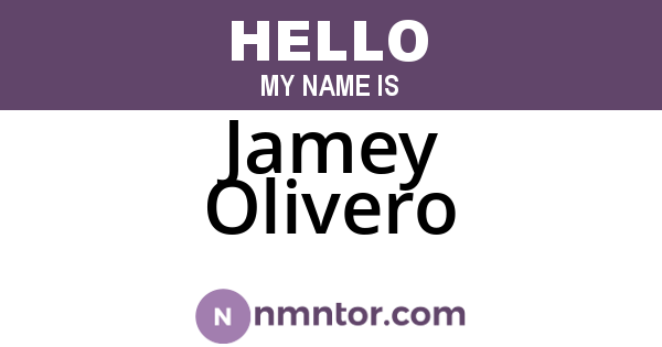 Jamey Olivero