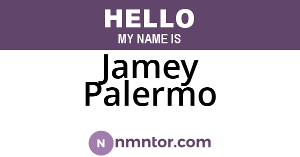 Jamey Palermo