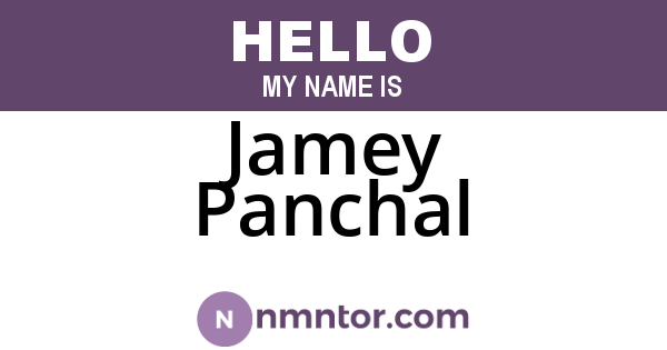 Jamey Panchal