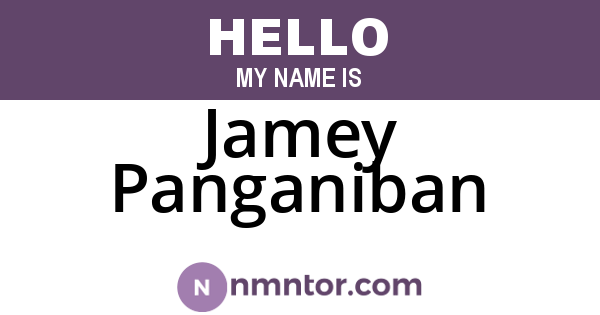 Jamey Panganiban