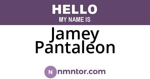 Jamey Pantaleon