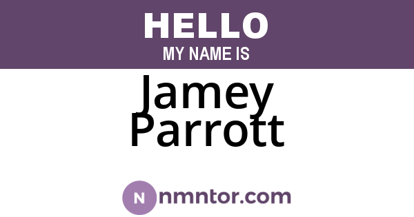Jamey Parrott
