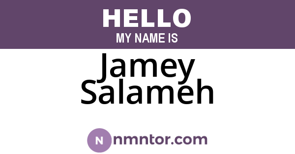 Jamey Salameh