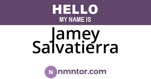 Jamey Salvatierra