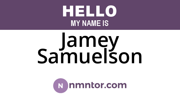 Jamey Samuelson