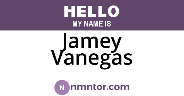 Jamey Vanegas