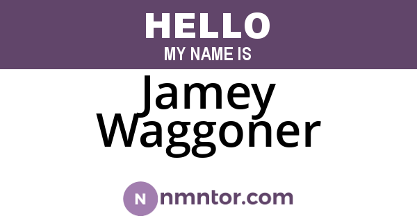 Jamey Waggoner