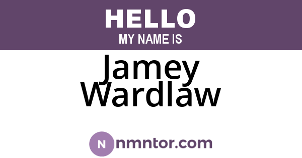 Jamey Wardlaw