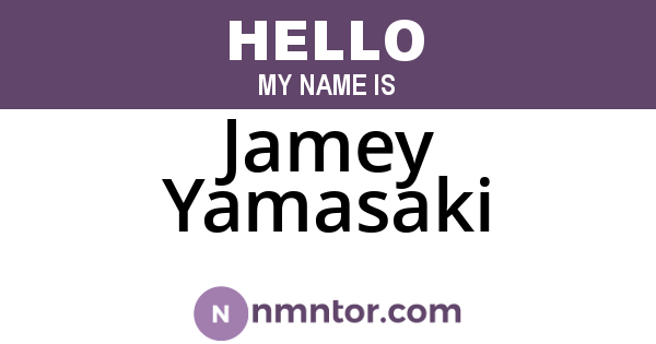 Jamey Yamasaki