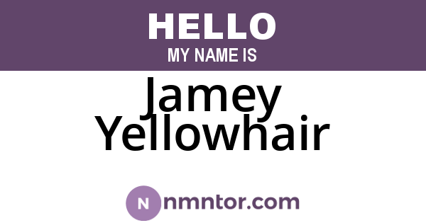 Jamey Yellowhair