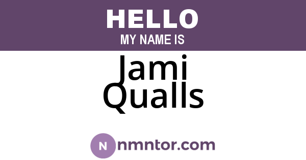 Jami Qualls