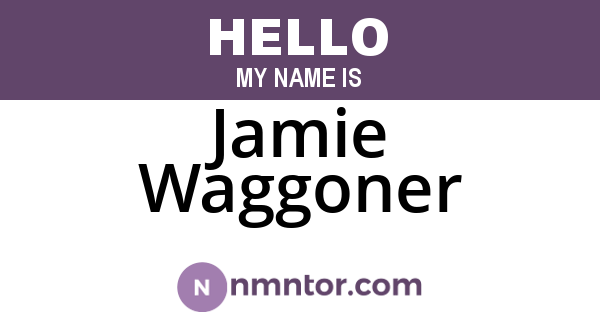 Jamie Waggoner