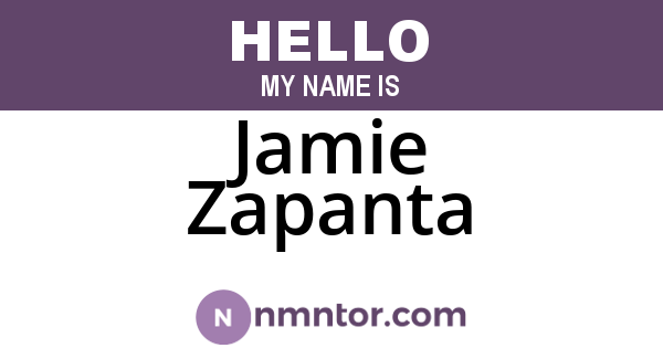 Jamie Zapanta
