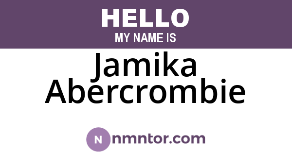 Jamika Abercrombie