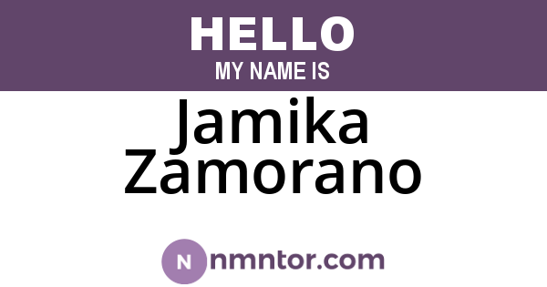 Jamika Zamorano