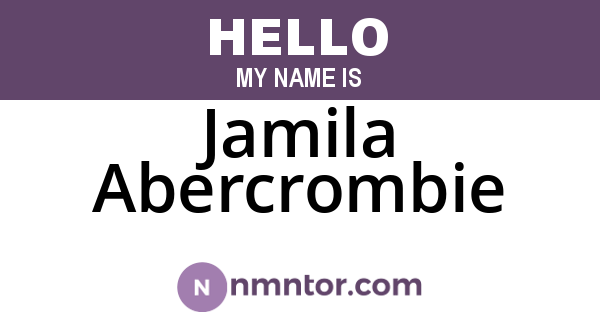 Jamila Abercrombie