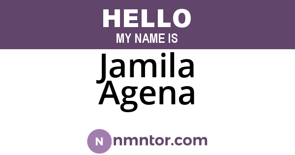 Jamila Agena