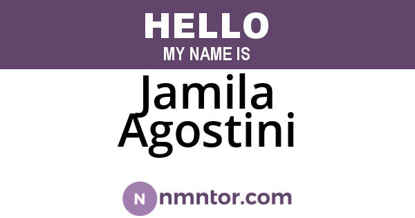 Jamila Agostini