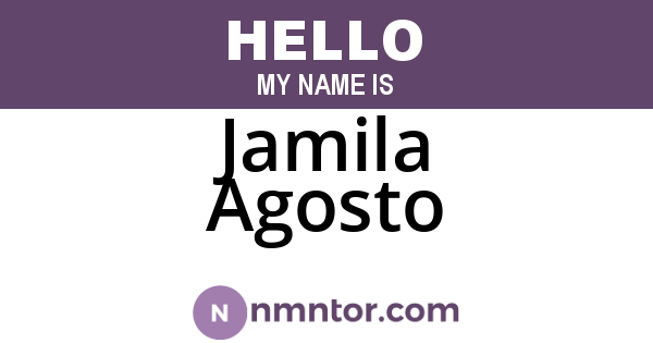 Jamila Agosto