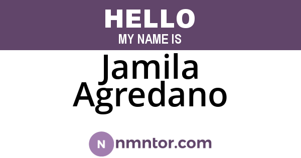 Jamila Agredano