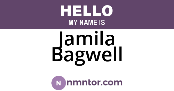 Jamila Bagwell