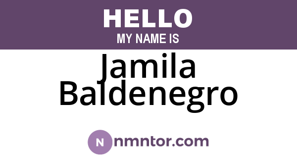 Jamila Baldenegro