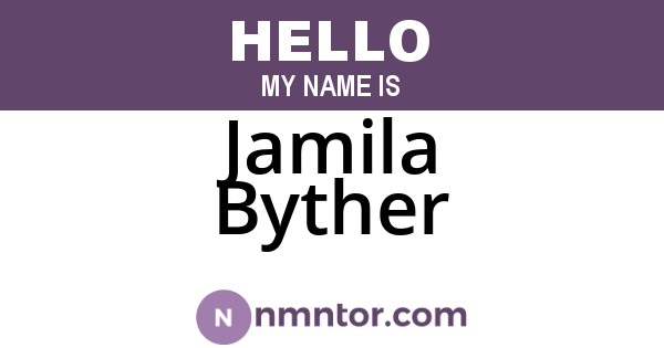 Jamila Byther