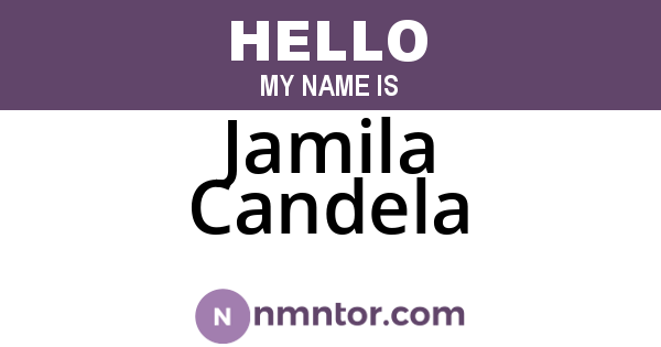 Jamila Candela