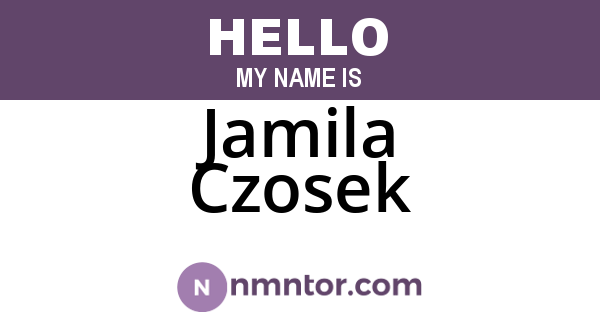 Jamila Czosek