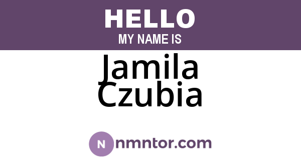 Jamila Czubia